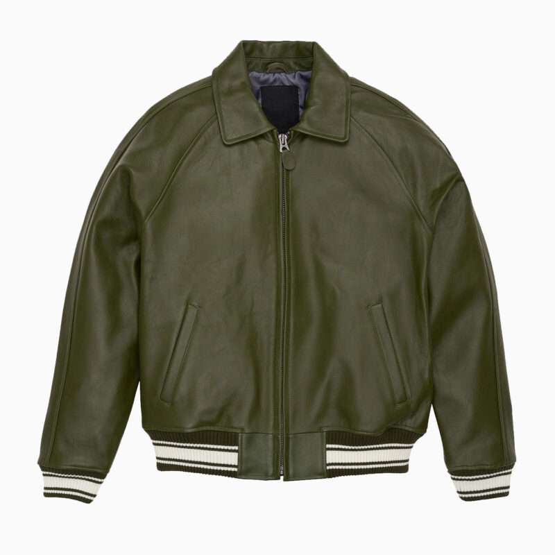 Leather Bomber Jacket Color Iconic Military 1