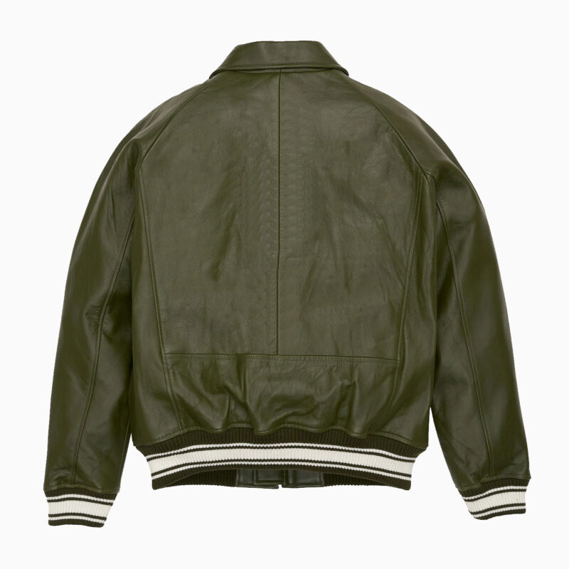 Leather Bomber Jacket Color Iconic Military 2